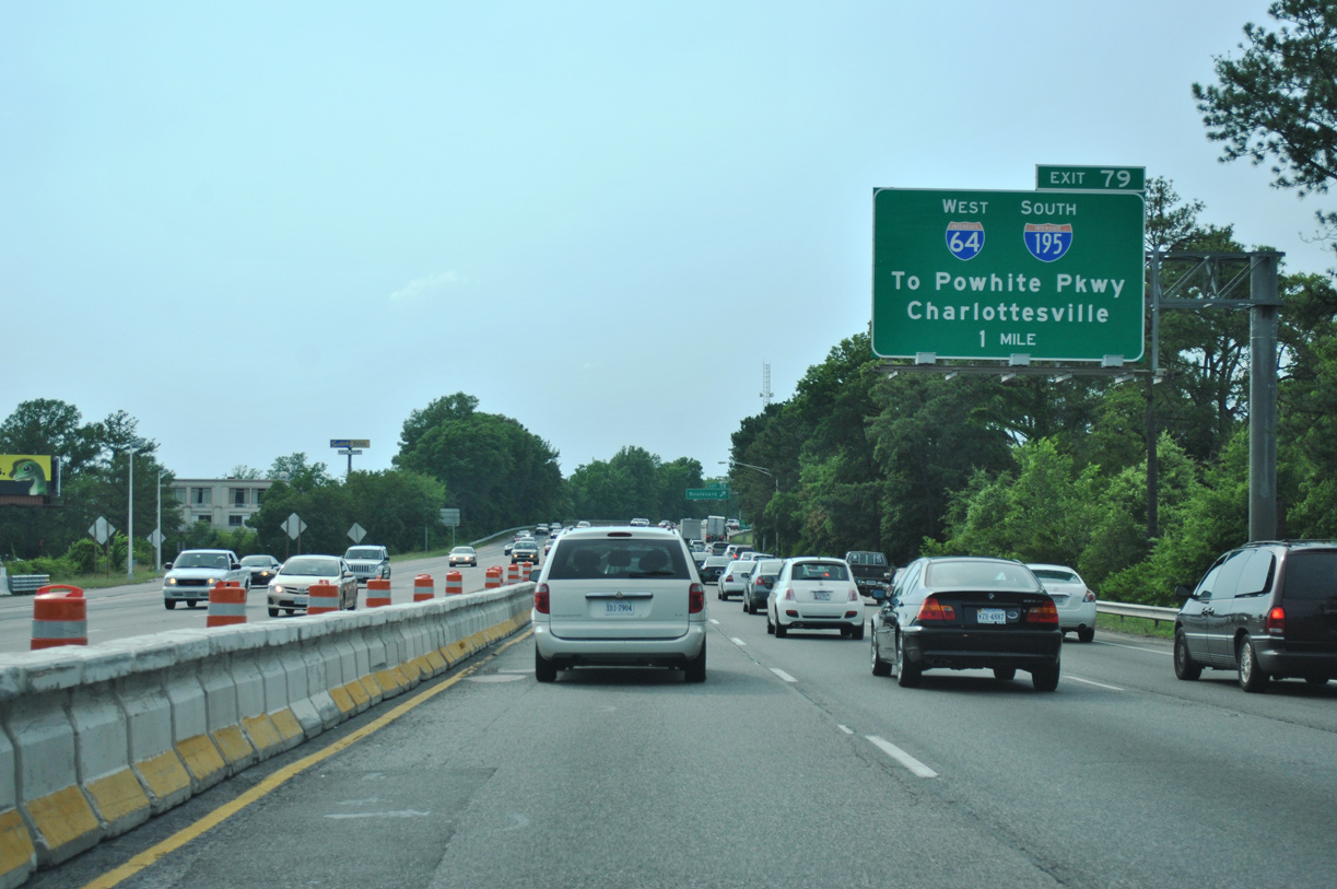 I-64/95 north at I-195 - 2012