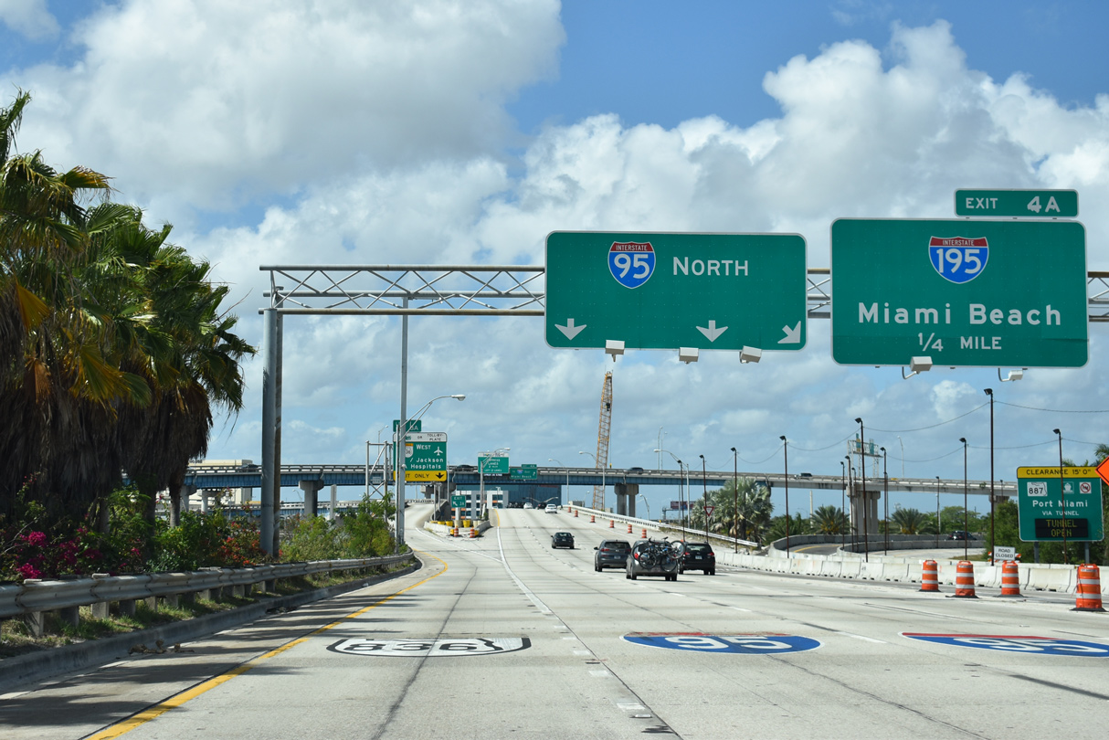I-95 north at I-195/SR 112 - Miami, FL