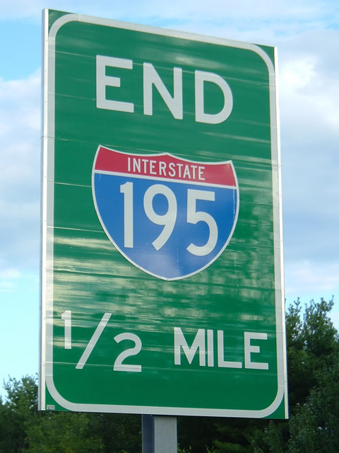 I-195 east at Route 5 - Saco, ME