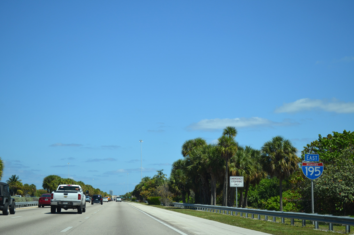 I-195 east - Julia Tuttle Causeway - Miami, FL