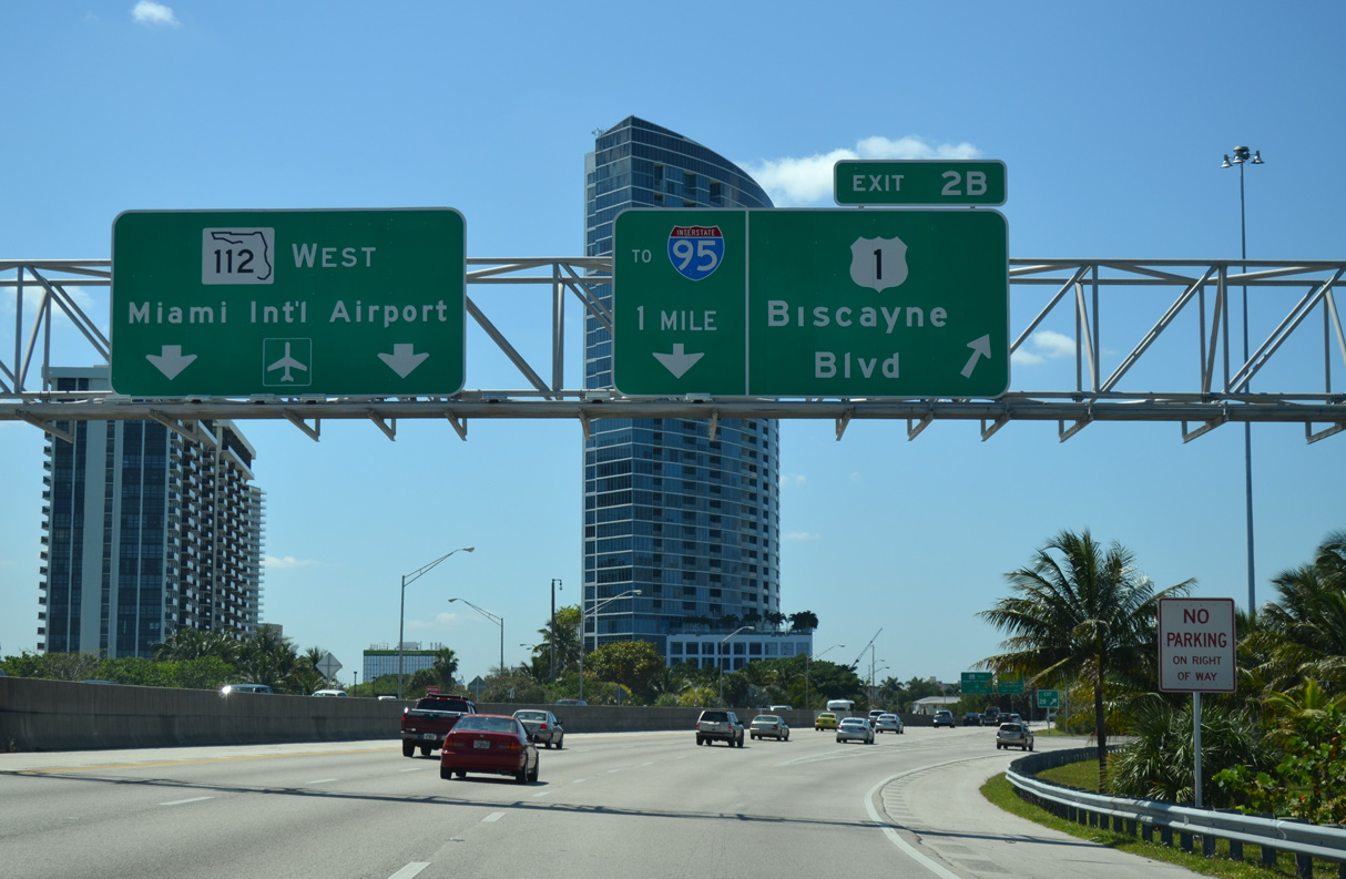 I-195 west at I-95/SR 112 - Miami, FL
