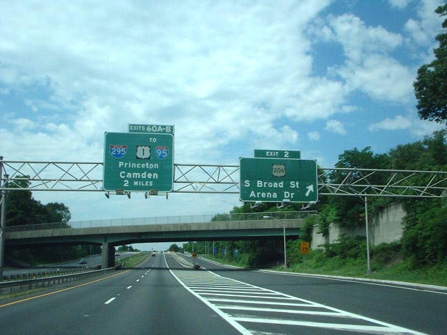 I-195 west at US 206 - 2002