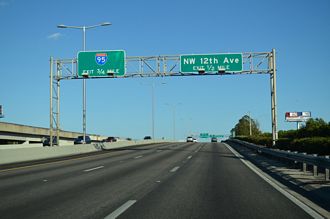 SR 112/Airport Expwy east at I-95/195 - Miami, FL