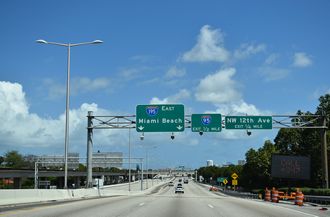 SR 112/Airport Expwy east at I-95/195 - Miami, FL