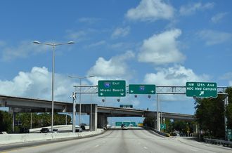 SR 112/Airport Expwy east at I-95/195 - Miami, FL