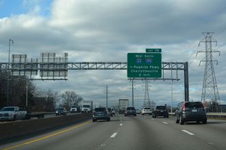 I-64/95 head two miles northwest to I-195 (Beltline Expressway).