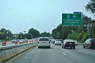 I-64/95 north at I-195 - 2012