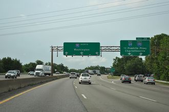I-64/95 north at I-195 - 2012