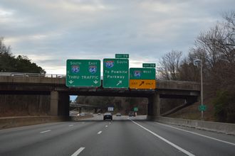 I-95 south at I-64/195 - 2016