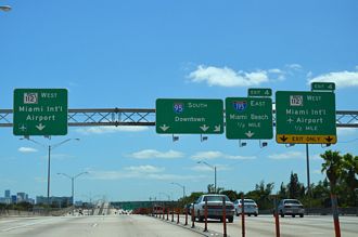 I-95 south at I-195/SR 112 - Miami, FL