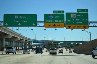 I-95 south at I-195/SR 112 - Miami, FL