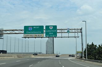 I-195 north at I-64/95 - Richmond, VA