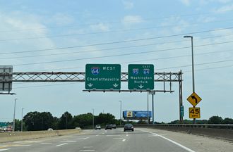 I-195 north at I-64/95 - Richmond, VA