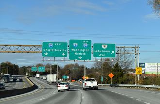 I-195 north at I-64/95 - Richmond, VA