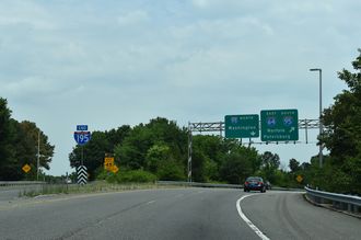 I-195 north at I-64/95 - Richmond, VA