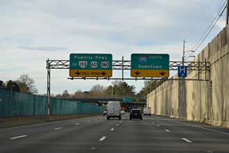 I-195 south at SR 76 - Richmond, VA