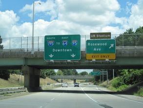 I-195 south at SR 195 - Richmond, VA