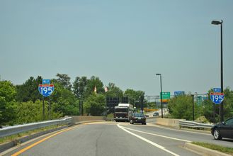 I-195 west at BWI Airport