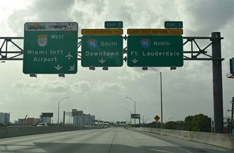 I-195 west at I-95/SR 112 - Miami, FL