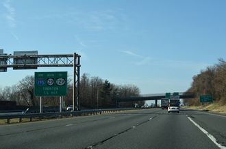 I-195 west at I-295/Route 29 - White Horse, NJ
