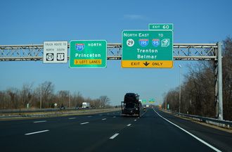 I-295 north at I-195/Route 29 - Hamilton Twp, NJ