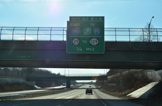 I-295 south at I-195/Route 29 - White Horse, NJ