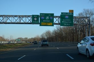 Route 29 south at I-195/295 - Hamilton Twp, NJ