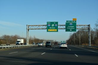 New Jersey Route 29 South at Interstate 195 near White Horse