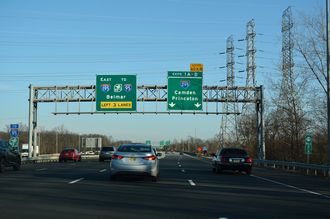 Route 29 south at I-195/295 - White Horse, NJ