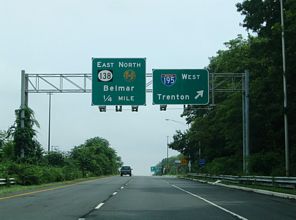 Route 34 south at I-195 - Wall Twp, NJ