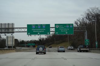 SR 76 north at I-195 - Richmond, VA