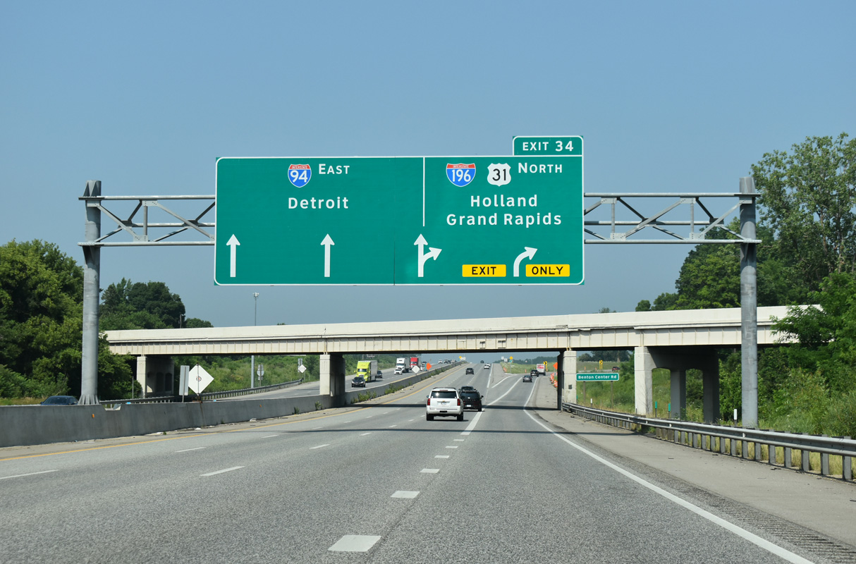 I-94/US 31 East at I-196 near Benton Heights, Michigan