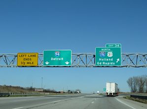 I-94 east at I-196 - Benton Harbor, MI