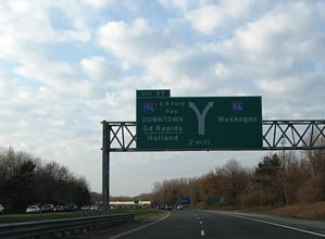 I-96 west at I-196 - 2009