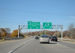 I-96 west at I-196 - 2011