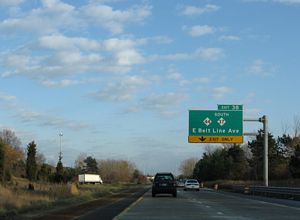 I-196 east at I-96/M-37 in 2009