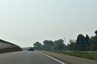 I-196 east at I-96 - Grand Rapids, MI