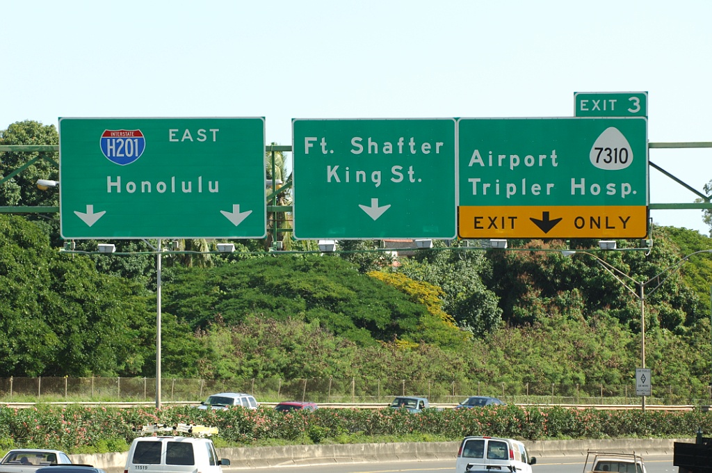 I-H201 east at I-H1 - Oahu