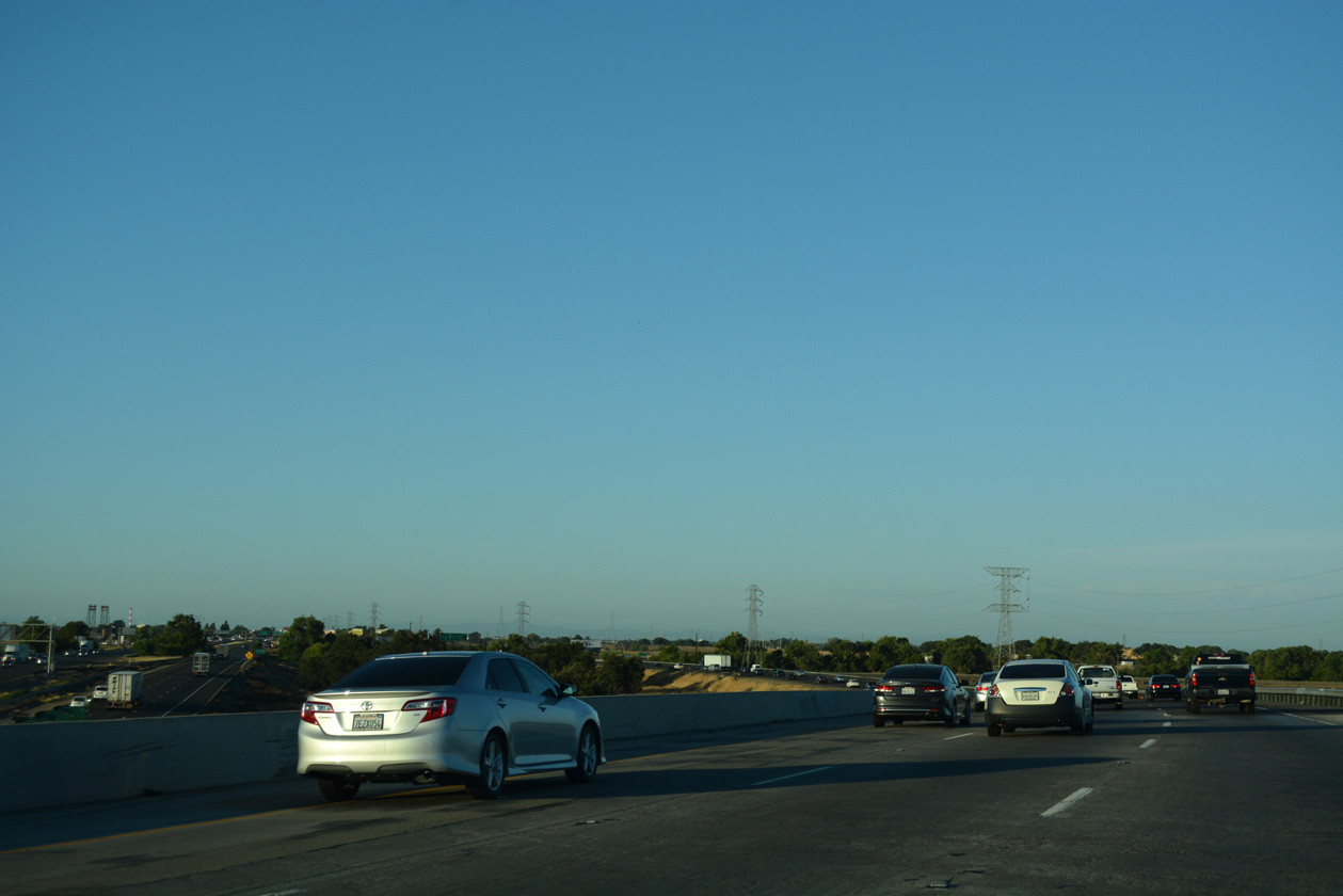 I-205 east at I-5 - Lathrop, CA