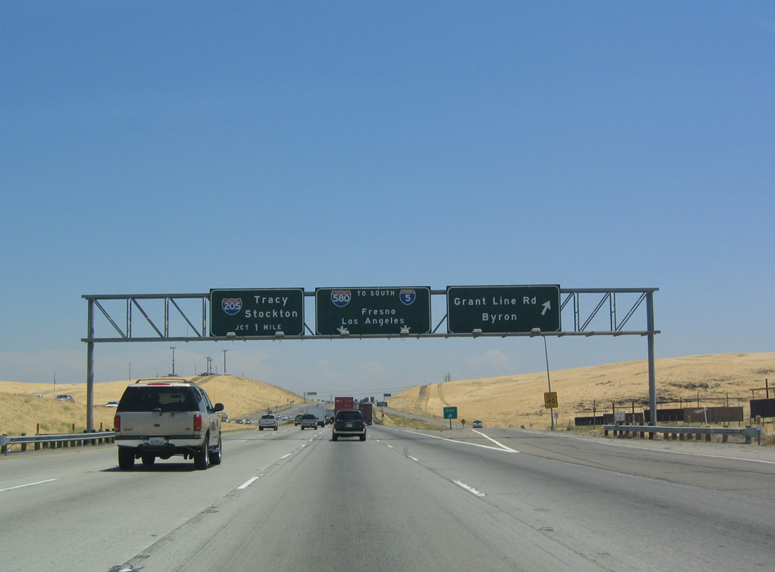 I-580 east at I-205 - 2004