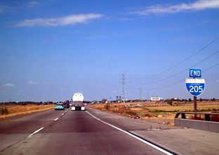 I-205 east at I-5 - 2003