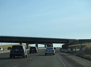I-205 west at I-580