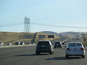 I-205 west at I-580
