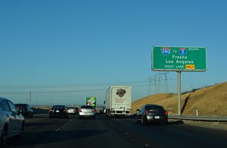 I-580 east at I-205