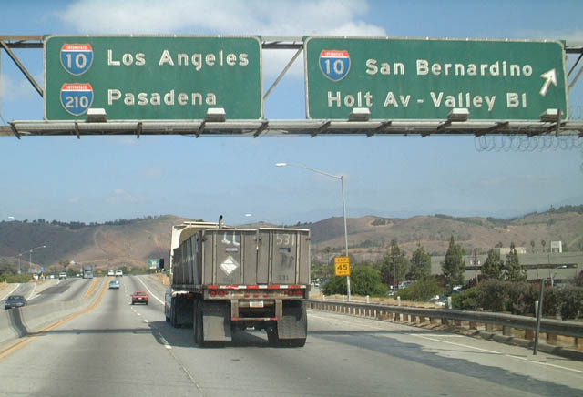 SR 71 north at I-10/210 - Pomona, CA