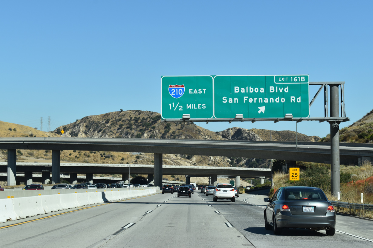 I-5 south at I-210 - Los Angeles, CA