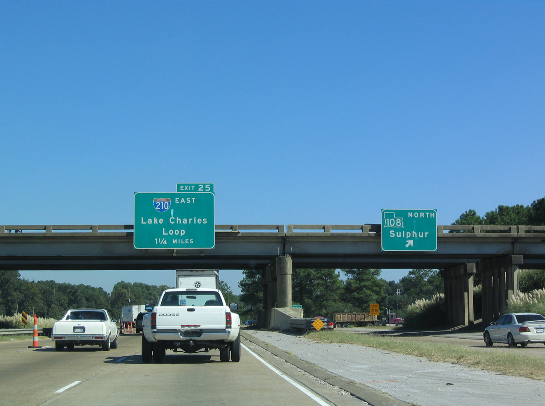 I-10 east at LA 108 - Sulphur 2003