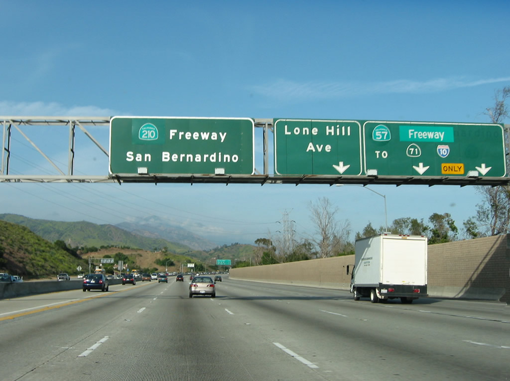I-210 east at SR 57/210 - 2003