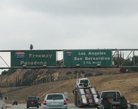 SR 57 north at I-10/210 - Pomona, CA