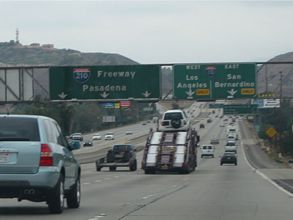 SR 57 north at I-10/210 - Pomona, CA